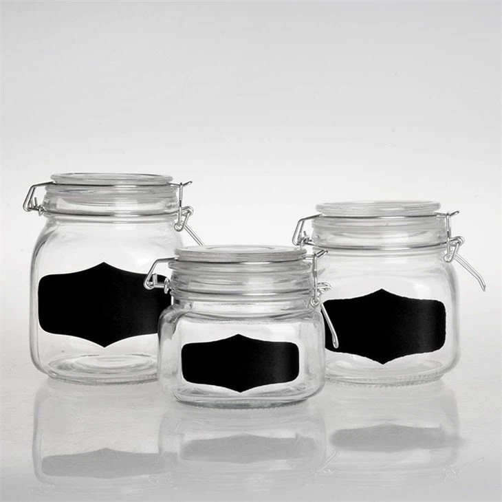small round glass jar with airtight lid2