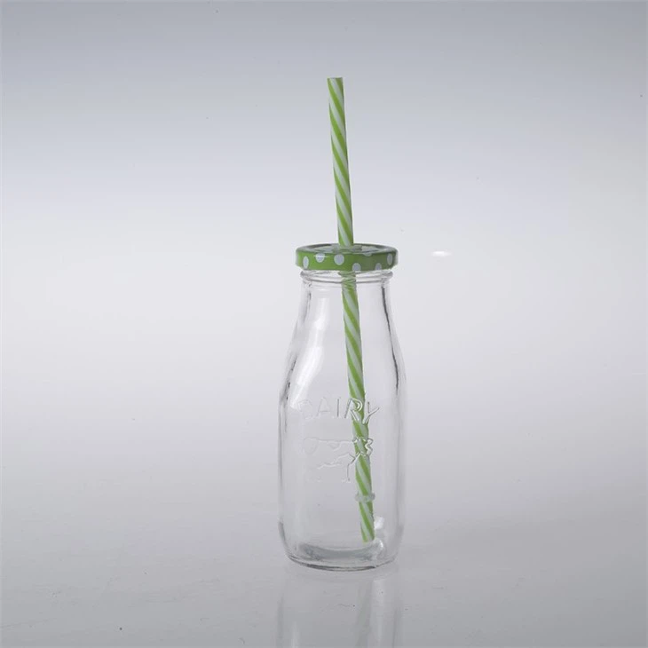 Glass Baby Bottles With Metal Screw Caps
