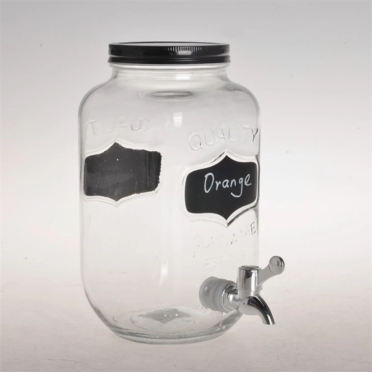 Glass Drinking Dispenser For Party