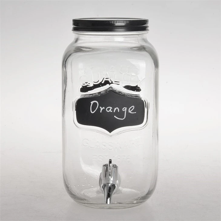 Glass Drinking Dispenser For Party
