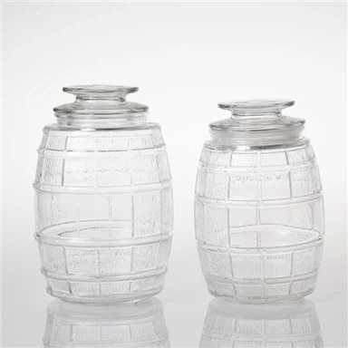 2 balení skleněných sklenic se širokým hrdlem