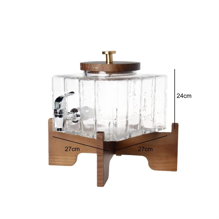 Rectangular Glass Beverage Dispenser suppliers